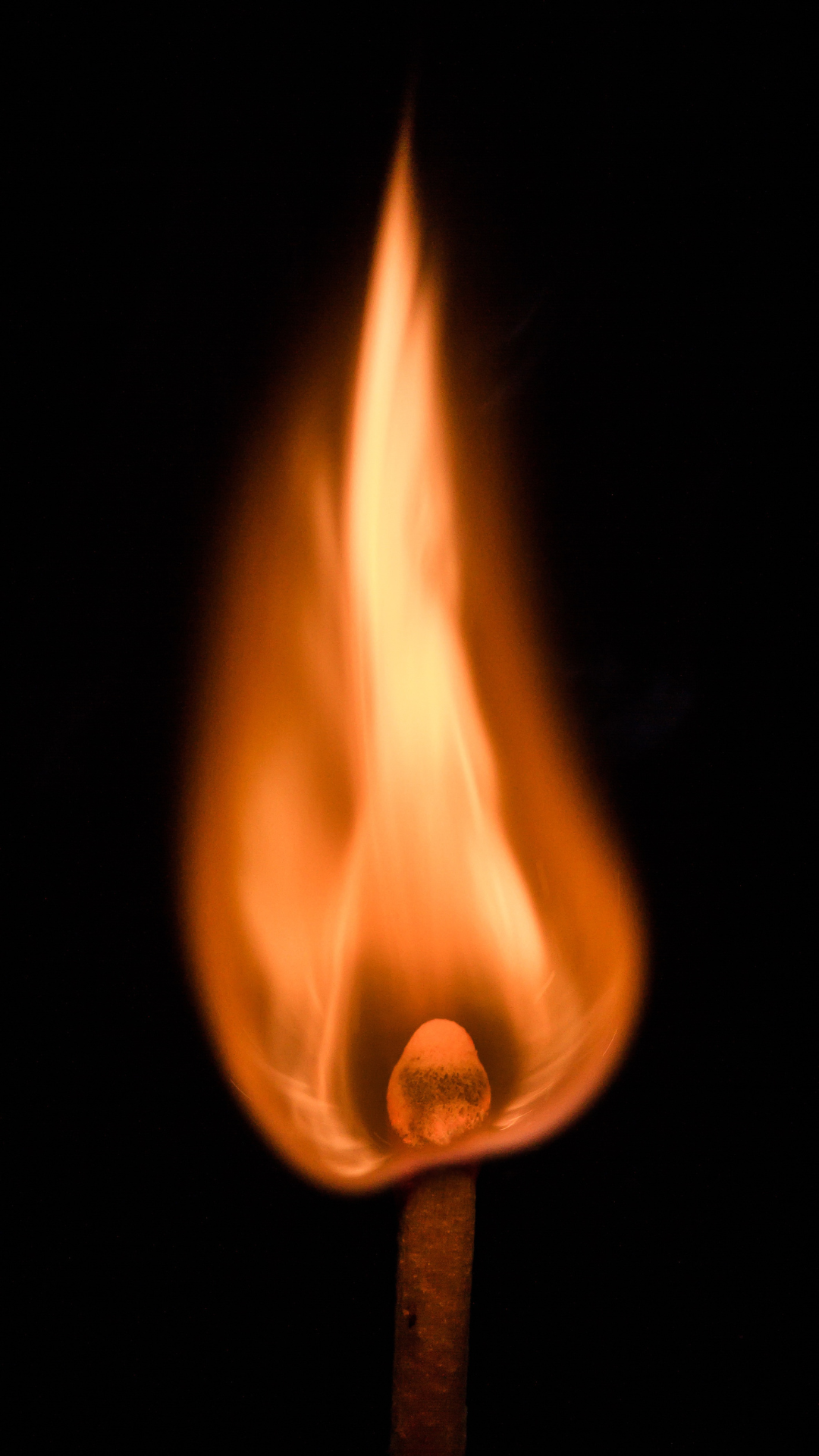 photo d'une flamme de bougie