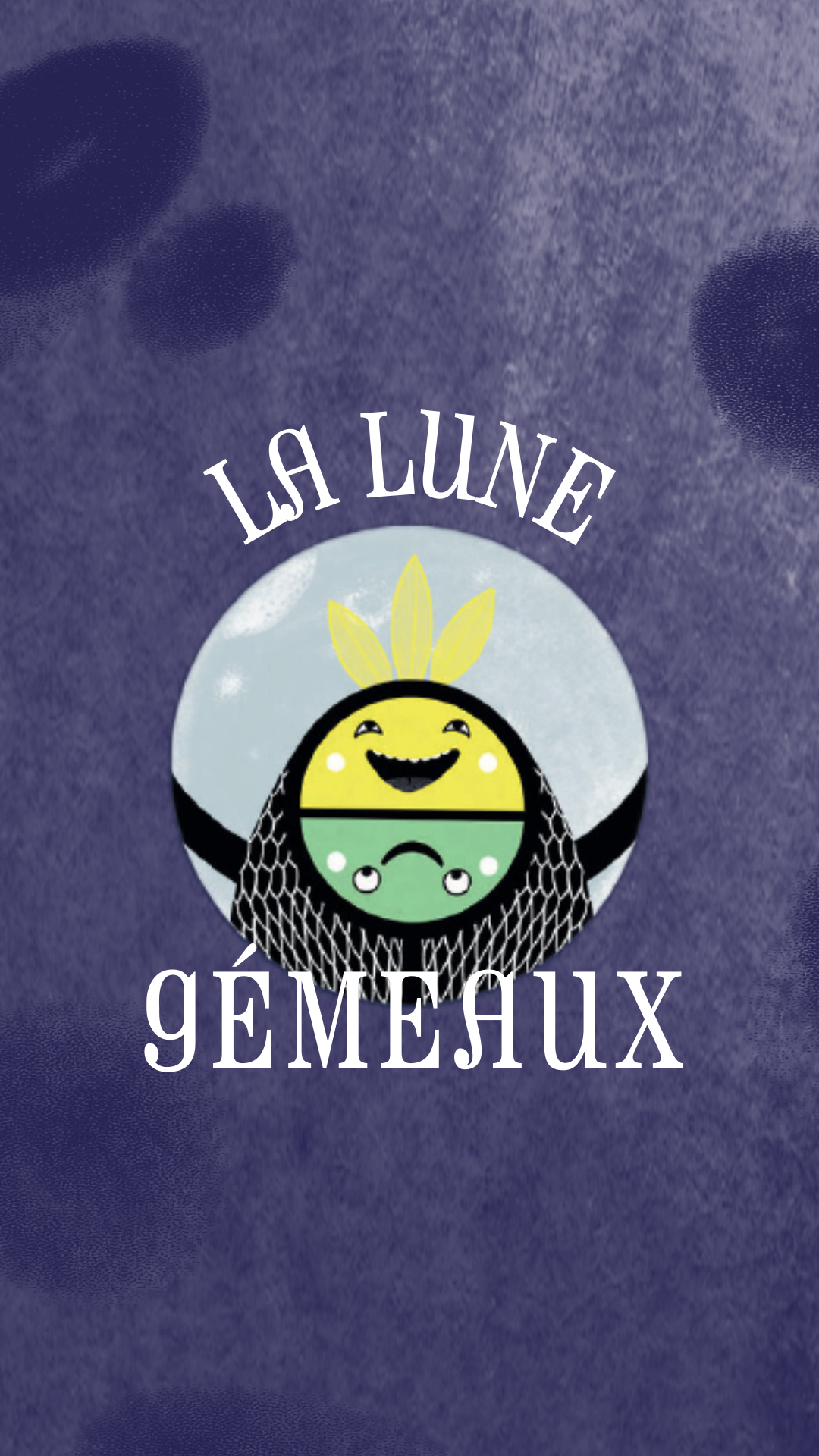 Carte la lune Gémeaux