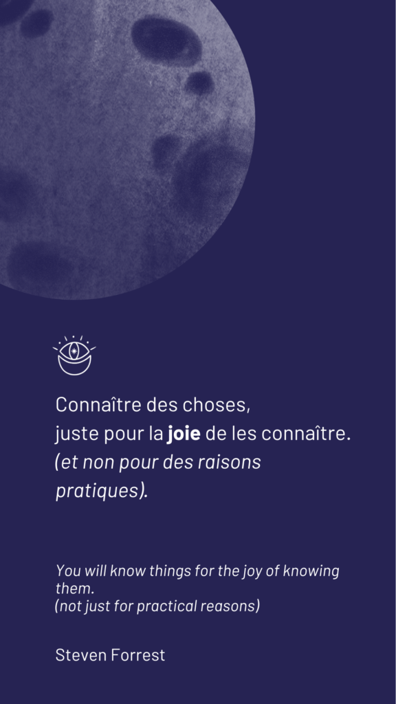 Citation Steven Forrest - Lune Gemeaux 