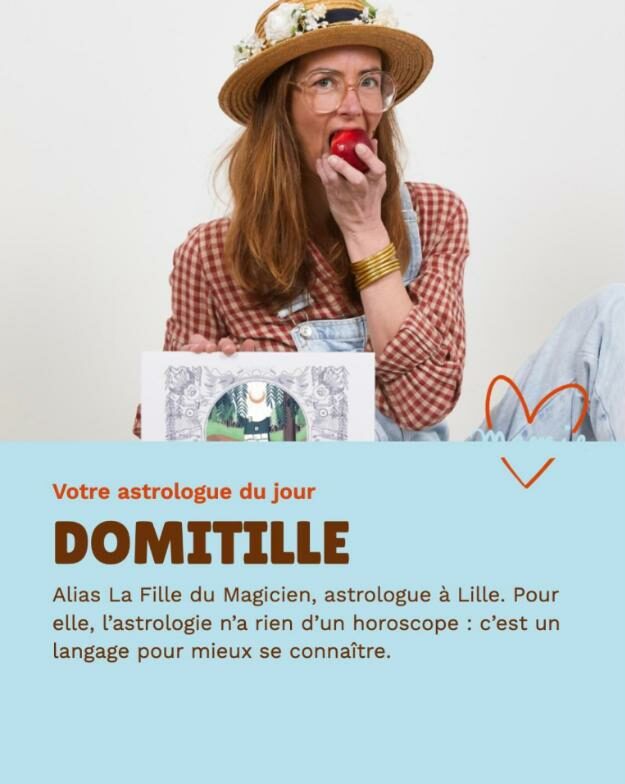 Votre astrologue du jour : Domitille, alias La Fille du Magicien, astrologue à Lille