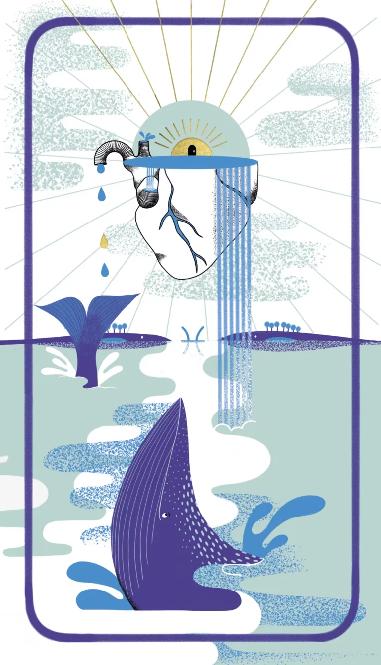 Carte Soleil en Poissons, La Fille du Magicien
