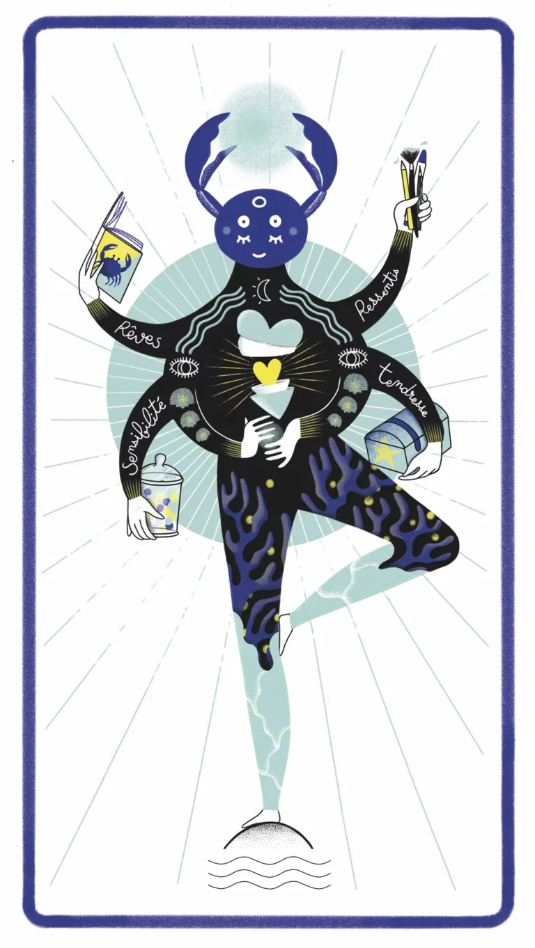 Carte de l’Ascendant Cancer, La Fille du Magicien