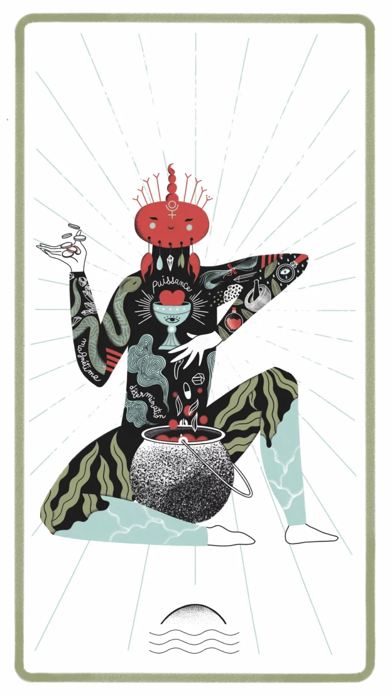 Carte de l’Ascendant Scorpion, La Fille du Magicien