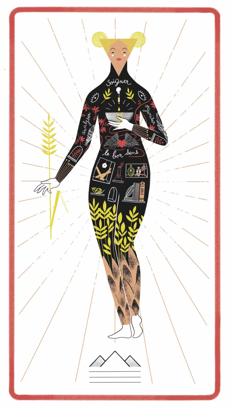 Carte de la Vierge, signe du Descendant pour un Ascendant Poissons, La Fille du Magicien